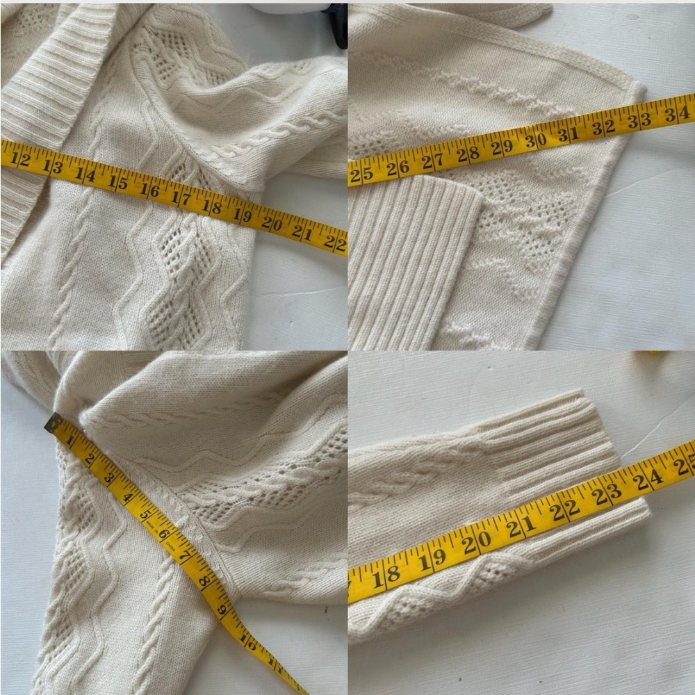 Vintage Jones New York Signature Open-front Cardigan Wool blend Petite small. - Picture 7 of 8